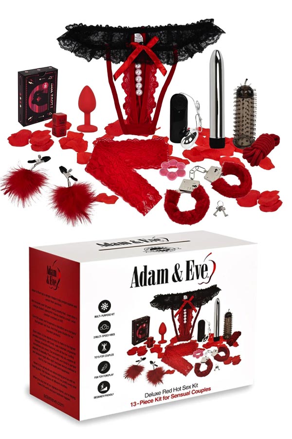 Deluxe Red Hot Sex Kit