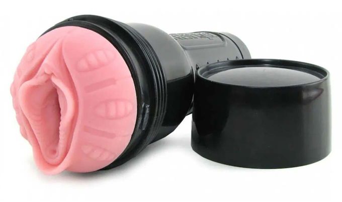 photograph of the cyborg (robot) fleshlight, part of the company's freaks line