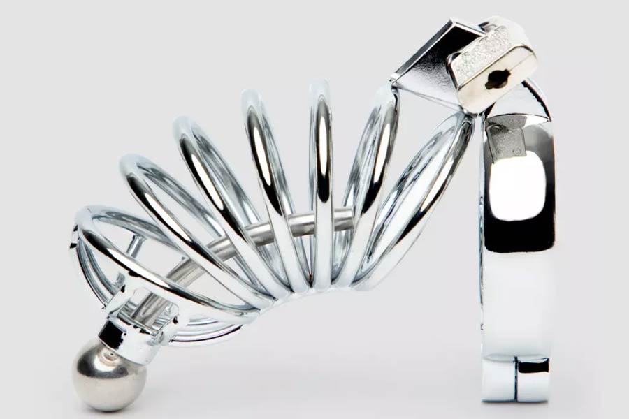 DOMINIX Deluxe Corkscrew Male Chastity Cage