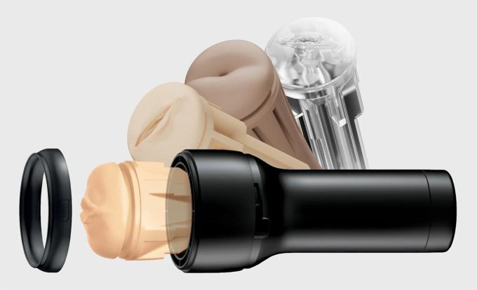 image featuring various images of kiiroo keon sleeves with its case