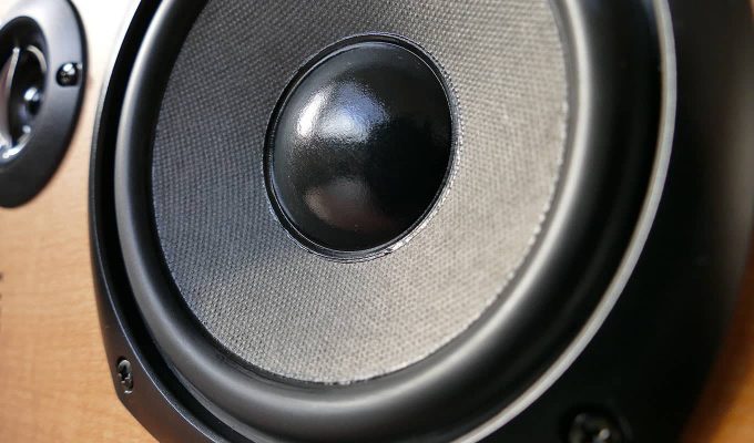 Close Up Photograph Of Stereo Speaker