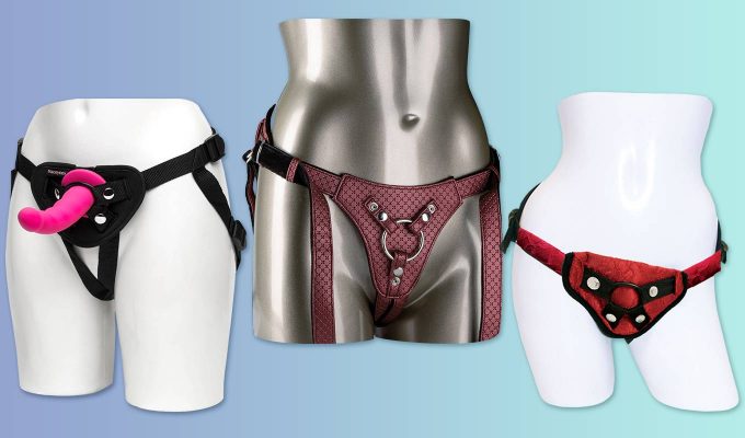 Collage Of Three Strap-Ons