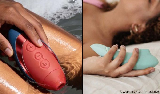 split screen image of the womanizer next liberty on the left and the womanizer next on the right